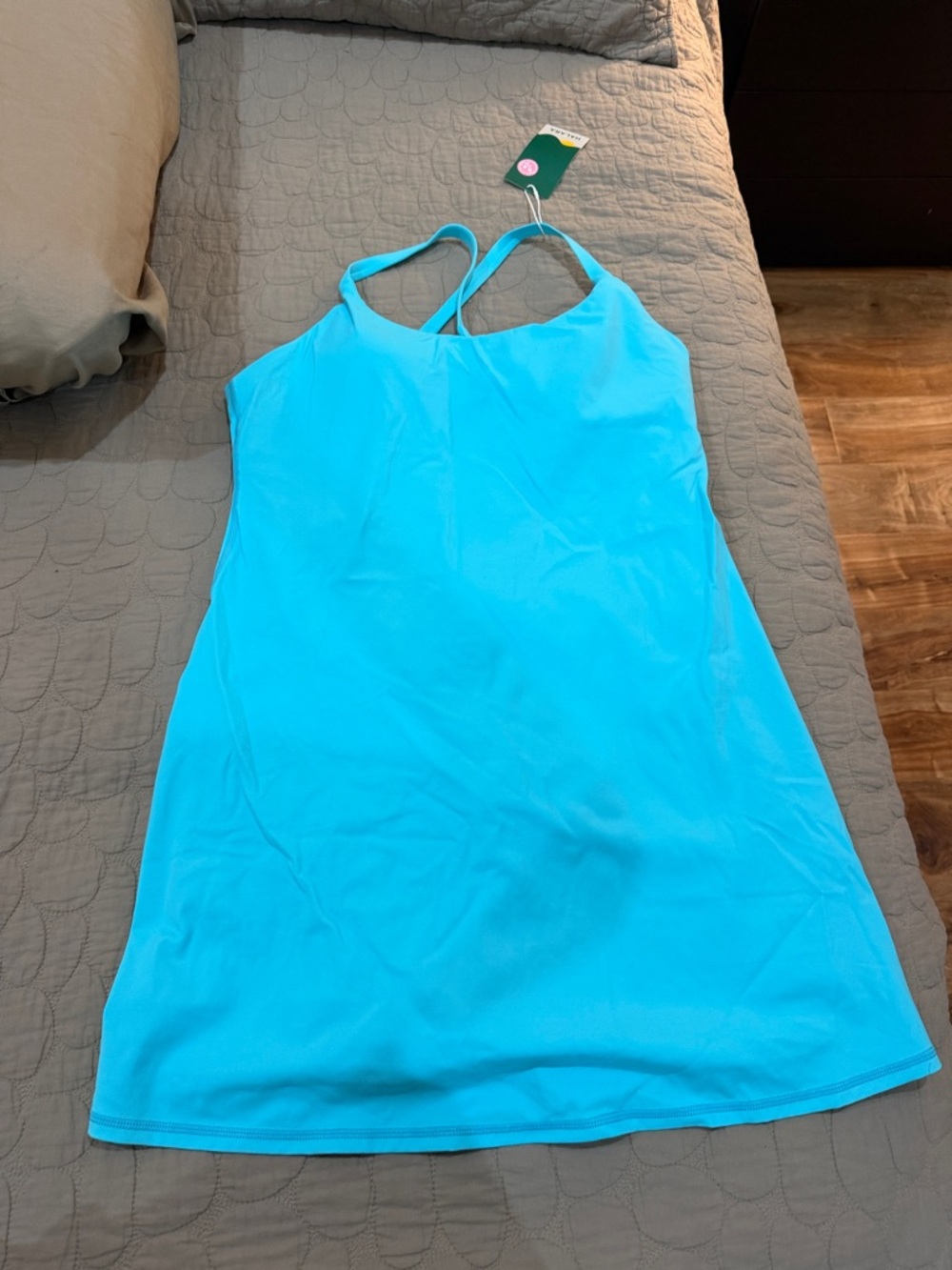 Aqua Blue Athletic Dress